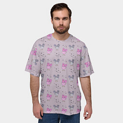 Футболка оверсайз мужская Голуби и семечки, цвет: 3D-принт — фото 2
