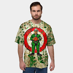 Футболка оверсайз мужская Бостонские кельты, цвет: 3D-принт — фото 2