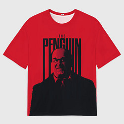 Футболка оверсайз мужская Освальд Кобб Пингвин, цвет: 3D-принт