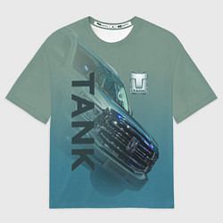 Мужская футболка оверсайз Tank 500