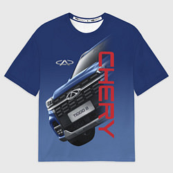 Футболка оверсайз мужская Chery, цвет: 3D-принт