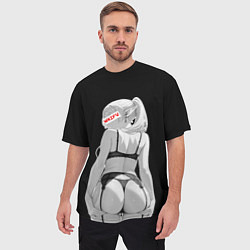 Футболка оверсайз мужская Frieren sexy - Sousou no frieren, цвет: 3D-принт — фото 2