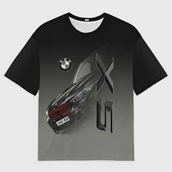 Футболка оверсайз мужская X 5, цвет: 3D-принт