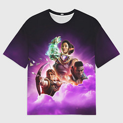 Футболка оверсайз мужская Poster Dragon age, цвет: 3D-принт