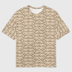 Мужская футболка оверсайз Виньетка