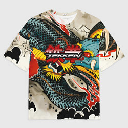 Футболка оверсайз мужская Tekken dragon tatoo, цвет: 3D-принт