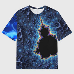 Мужская футболка оверсайз Психоделика абстракця