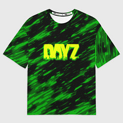 Футболка оверсайз мужская Dayz кислотное лого краски, цвет: 3D-принт