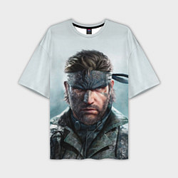 Футболка оверсайз мужская Snake Solid - metal gear, цвет: 3D-принт