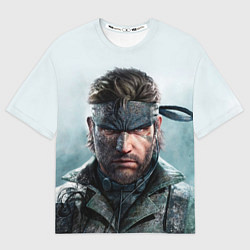 Футболка оверсайз мужская Snake Solid - metal gear, цвет: 3D-принт