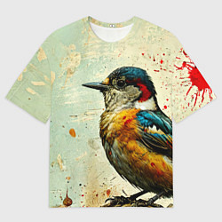 Футболка оверсайз мужская Кукушка, цвет: 3D-принт