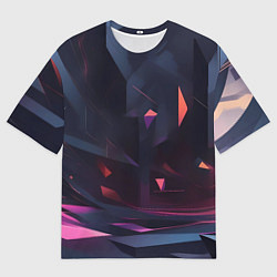 Мужская футболка оверсайз Абстрактный вихрь