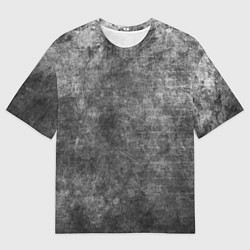 Мужская футболка оверсайз Абстракция - gray wall