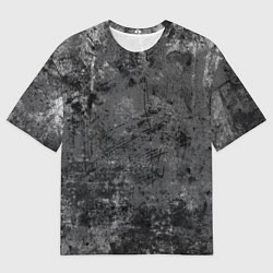 Мужская футболка оверсайз Абстракция - grunge mood