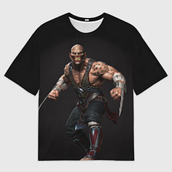 Футболка оверсайз мужская Mortal kombat - baraka, цвет: 3D-принт