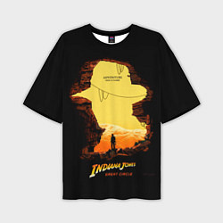 Футболка оверсайз мужская Indiana Jones and the Great Circle, цвет: 3D-принт