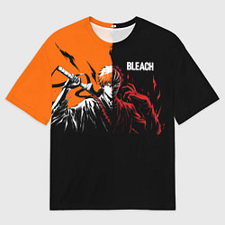 Мужская футболка оверсайз Bleach Ичиго Куросаки