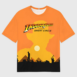 Футболка оверсайз мужская Indiana Jones and the Great Circle, цвет: 3D-принт