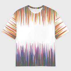 Мужская футболка оверсайз Бахрома