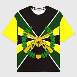 Мужская футболка оверсайз Мотострелковые войска: лавры