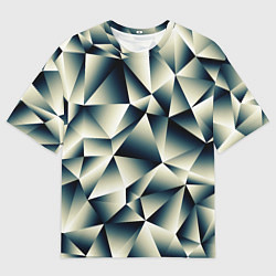 Мужская футболка оверсайз Осколки льда