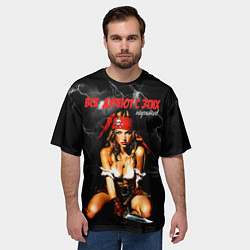 Футболка оверсайз мужская Все дуреют с этих пиратов, цвет: 3D-принт — фото 2