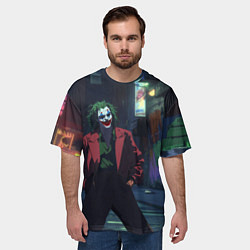 Футболка оверсайз мужская Джокер в широких штанах, цвет: 3D-принт — фото 2