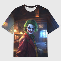 Футболка оверсайз мужская Джокер на улице, цвет: 3D-принт