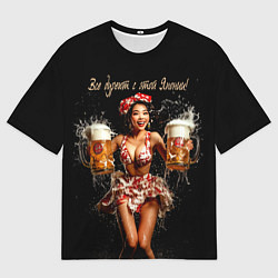 Футболка оверсайз мужская Все дуреют с этой Японии, цвет: 3D-принт