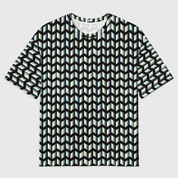 Футболка оверсайз мужская Шифер, цвет: 3D-принт