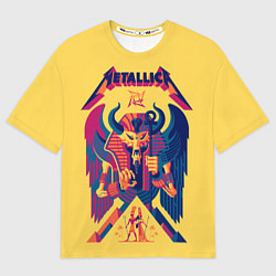 Футболка оверсайз мужская Metallica - Egypt, цвет: 3D-принт