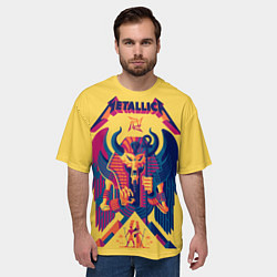 Футболка оверсайз мужская Metallica - Egypt, цвет: 3D-принт — фото 2