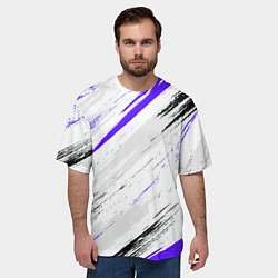 Футболка оверсайз мужская Sports items, цвет: 3D-принт — фото 2