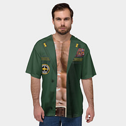 Футболка оверсайз мужская Рыболовные войска форма рэмбо-рыбака, цвет: 3D-принт — фото 2