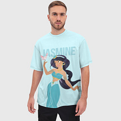Футболка оверсайз мужская Jasmine princess - big pictures, цвет: 3D-принт — фото 2