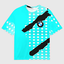 Мужская футболка оверсайз BMW sport краски