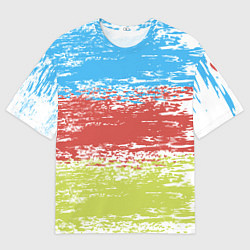 Мужская футболка оверсайз Взмах кистью