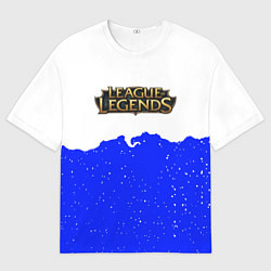 Футболка оверсайз мужская League of Legends ночь, цвет: 3D-принт