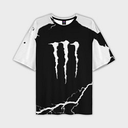 Футболка оверсайз мужская Monster energy storm energy, цвет: 3D-принт