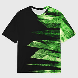 Футболка оверсайз мужская Color green black, цвет: 3D-принт