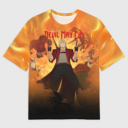 Футболка оверсайз мужская Devil May Cry персонажи, цвет: 3D-принт