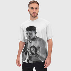 Футболка оверсайз мужская Young Muhammad Ali, цвет: 3D-принт — фото 2