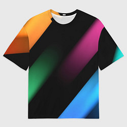 Футболка оверсайз мужская Multicoloured, цвет: 3D-принт