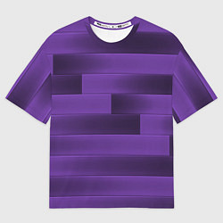 Футболка оверсайз мужская Color purple square, цвет: 3D-принт