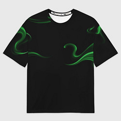 Футболка оверсайз мужская Color green abstraction, цвет: 3D-принт