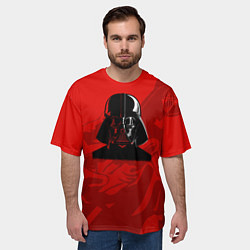 Футболка оверсайз мужская Дарт вейдер темный лорд, цвет: 3D-принт — фото 2