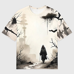 Футболка оверсайз мужская Путник, цвет: 3D-принт