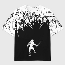 Футболка оверсайз мужская И один в поле воин, цвет: 3D-принт