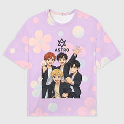 Футболка оверсайз мужская Astro anime, цвет: 3D-принт