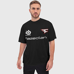 Футболка оверсайз мужская FaZe Clan - Frozen 11, цвет: 3D-принт — фото 2